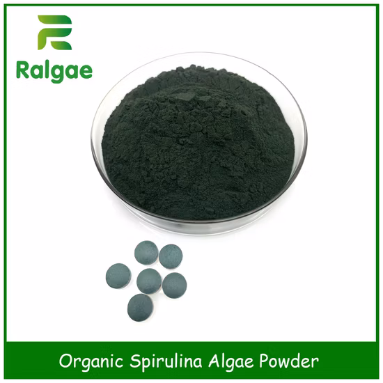 Vegetarisches Superfoods natürliches Mikroalgen-Spirulina-Bio-Pulver